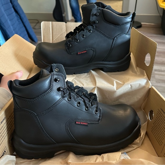 red wing steel toe boots